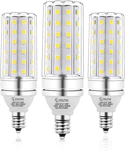 Miniatura 12 de Bombilla LED equivalente a 100 W, 1200 lúmenes, 5000 K, luz blanca fría, 12 W, bombilla LED súper brillante, base E26, no regulable, bombillas