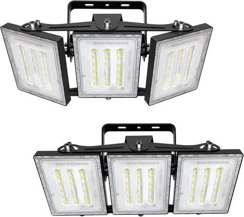 Miniatura 37 de STASUN - Luz de inundación LED para exteriores, 150 W, 15000 lúmenes, 6000 K, luz blanca IP66, impermeable, luz de estacionamiento comercial, 3
