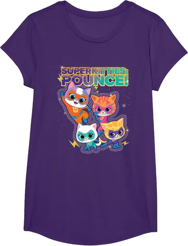 Miniatura 14 de Disney Junior SuperKitties Pounce! Camiseta de equipo completo, talla S