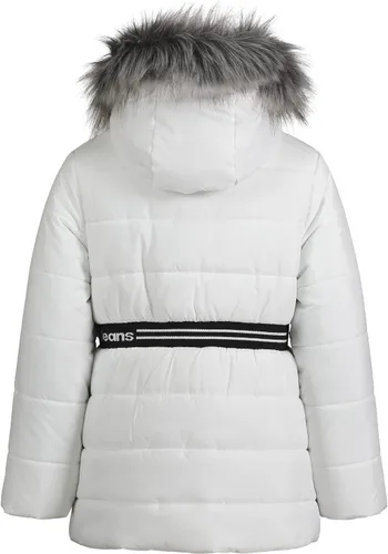 Miniatura 2 de Calvin Klein Chaqueta larga con capucha y forro polar para niñas