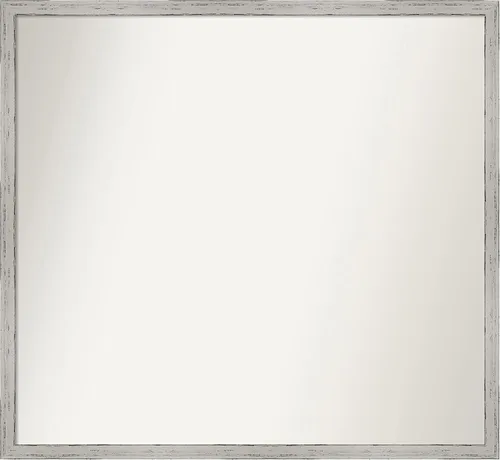 Miniatura 136 de Amanti Art Espejo de baño blanco para sobre el fregadero, 32 x 45 pulgadas, espejo de tocador rectangular blanco esbelto, marco de madera moderno
