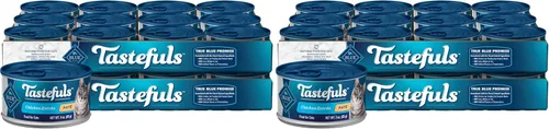 Miniatura 14 de Blue Buffalo Tastefuls - Paquete variado de comida húmeda natural para gatos, pollo, pavo y pollo, pescado y atún de océano, latas de 5.5 onzas