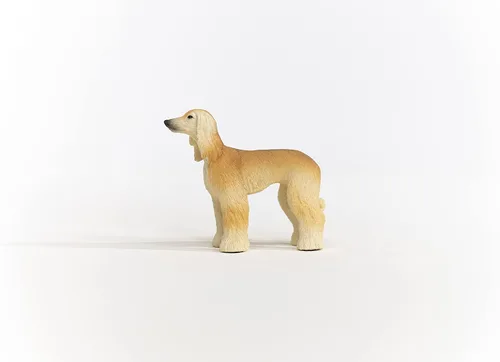 Miniatura 3 de Schleich Farm World, animales de juguete para perros lindos y realistas para niños y niñas, figura de perro sabueso afgano, a partir de 3 años