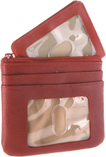 Miniatura 2 de Buxton Cartera grande para tarjetas de identificación, Rojo oscuro