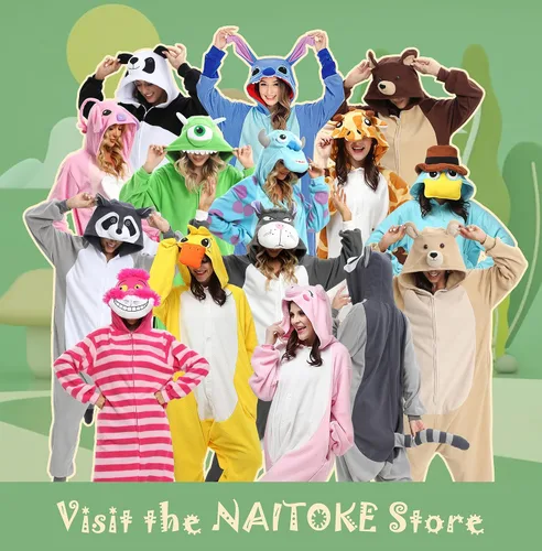 Miniatura 3 de NAITOKE Pijama de animal para adultos, disfraz de Halloween, cosplay