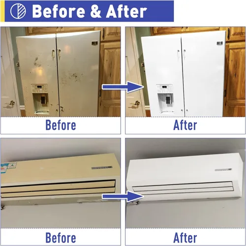 Miniatura 5 de DWIL Pintura para electrodomésticos para refrigerador, pintura a base de agua, interior, para superficie de plástico y metal en lavavajillas, Blanco
