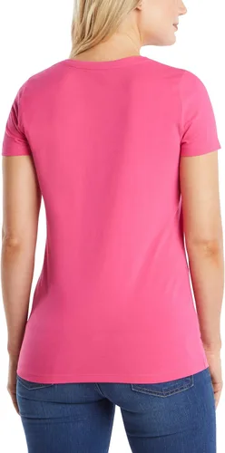 Miniatura 3 de Nautica Camiseta de algodón elástico súper suave con cuello en V para mujer