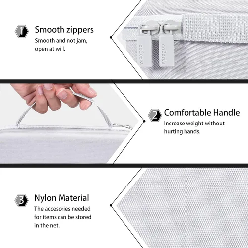 Miniatura 5 de co2CREA Funda rígida compatible con Pure Enrichment PureZone Mini purificador de aire portátil (funda blanca)