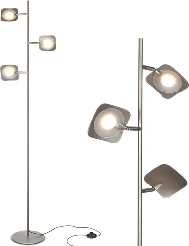 Miniatura 11 de Brightech Tree - Lámpara de pie con 3 luces regulables de 3 pasos con interruptor táctil regulable - Tecnología LED avanzada con 23 vatios