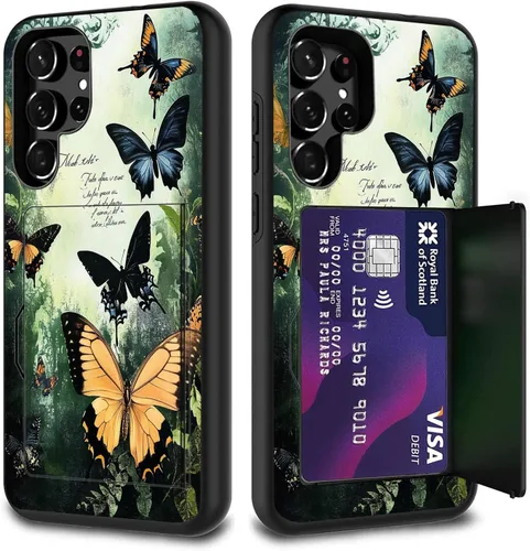 Miniatura 50 de Funda híbrida de doble capa con función atril para Samsung Galaxy A16 5G de 6.9 pulgadas, diseño de vaca con bandera estadounidense