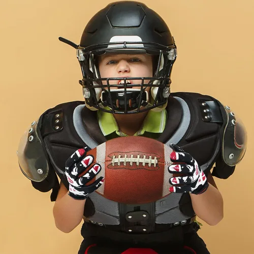 Miniatura 5 de AIGEVTURE Guantes de fútbol para jóvenes, guantes receptores para niños, guantes de fútbol adhesivos para niños y niñas