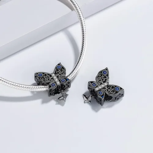 Miniatura 3 de Dijes de corazón de girasol para pulseras, plata de ley 925 con cuentas de viaje para pulseras y collares, cumpleaños, día de la madre, San