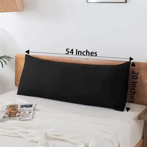 Miniatura 3 de BedTreat Almohada de cuerpo completo con funda extraíble para adultos, almohada corporal suave y esponjosa para personas que duermen de lado