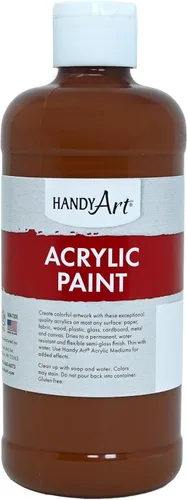 Miniatura 87 de Pintura acrílica para estudiantes, artesanías de 16 onzas. Plateado metálico
