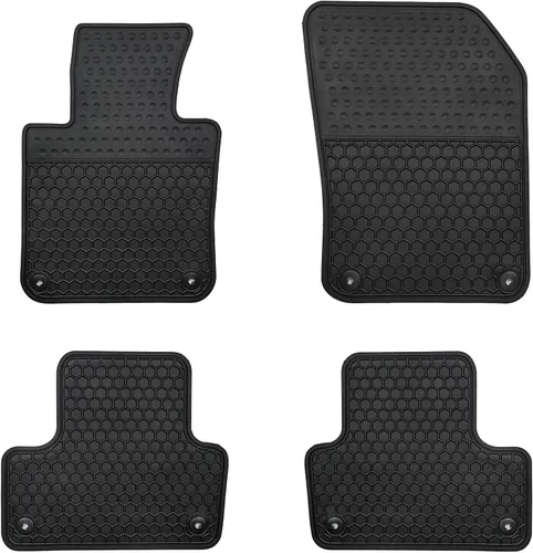 Alfombrillas de coche a medida para Volvo XC60 2018-2025 (No para híbrido) T5 T6 Momentum, alfombrillas de goma negras para auto, protección para