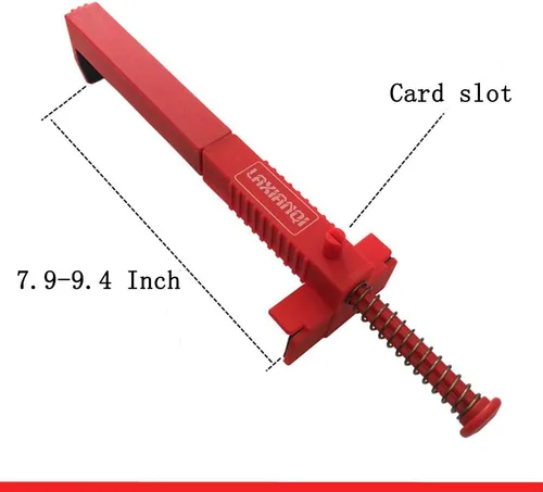 Miniatura 4 de LXQ 7.9-9.4 pulgadas de actualización extendida de línea de ladrillo clips de línea se venden en pares, rojo