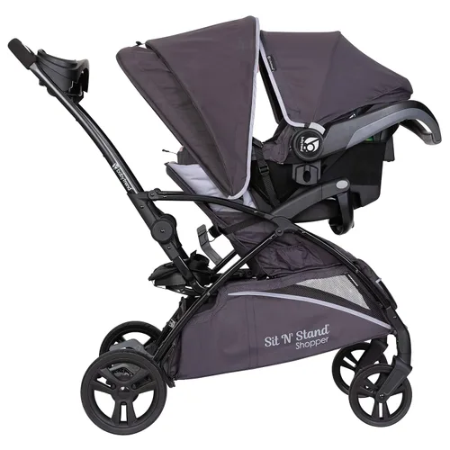 Miniatura 7 de Baby Trend Sit N' Stand® - Cochecito de compras 5 en 1, Cassis