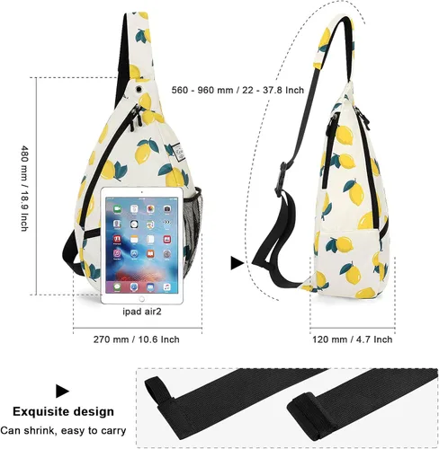 Miniatura 2 de KAMO Mochila Sling Sling Bag Crossbody Daypack Casual Mochila Pecho Bolsa para Mujeres Hombres