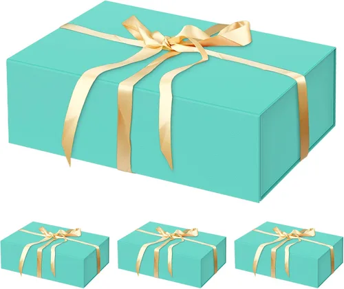 Miniatura 33 de HavrePac Paquete de 4 Cajas de Regalo Grandes 35x23x11 cm Cajas de Regalo de Lujo con Tapas, Caja de Regalo con Cierre Magnético para Empaquetado