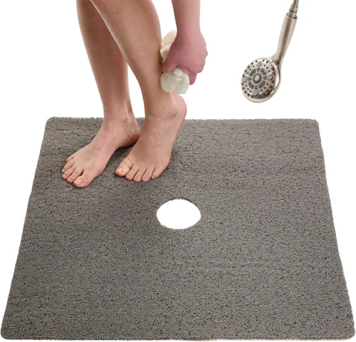 Miniatura 131 de Tapete de ducha antideslizante para bañera - Tapete de baño de lufa para baño - Tapete de baño de 40 x 16 pulgadas - Alfombra de baño antideslizante