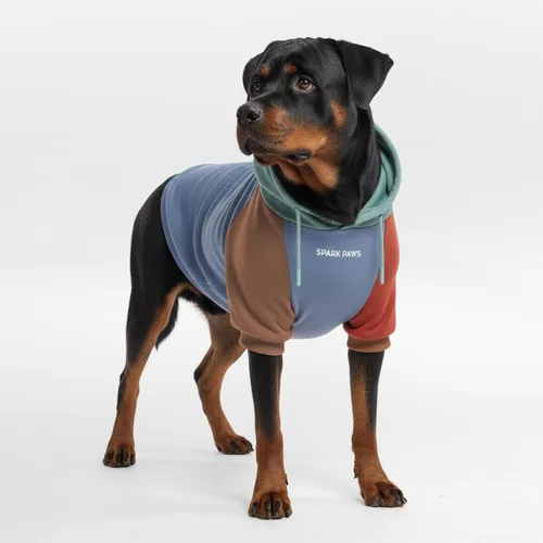 Miniatura 106 de Spark Paws Sudadera con capucha para perro, suéter de primera calidad para perros pequeños, medianos y grandes Trajes cálidos para bulldogs