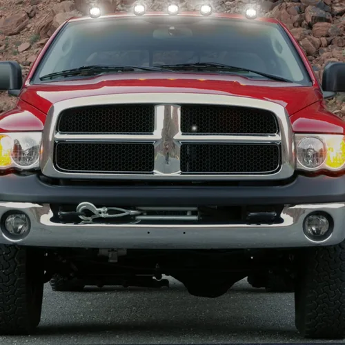 Miniatura 5 de R&F Auto Luces LED de cabina 5 piezas de luces de marcador de techo de cabina ahumadas compatibles con Ram 1500 2500 3500 (2003-2018) lámparas