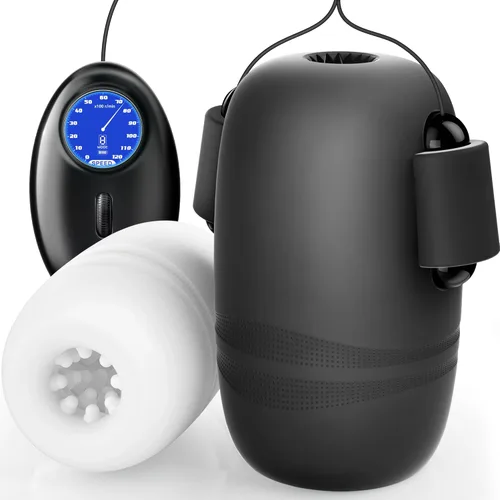 Miniatura 13 de Juguetes sexuales masculinos para hombres, masturbador masculino, vibrador de entrenamiento de pene con control por app, juguete sexual vibrador