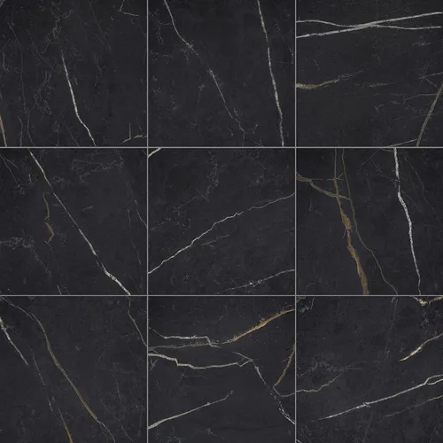 Miniatura 63 de Daltile Perpetuo - Moldura redondeada de porcelana con aspecto de mármol de porcelana de 3 x 24 pulgadas en gris eterno pulido (se vende por pieza)