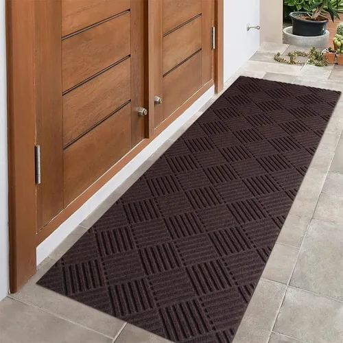 Miniatura 8 de ALTRUISTIC Alfombra antideslizante para pasillo, 2 x 6 pies, tamaño personalizado, tapete para puerta de interior y exterior, para piso, entrada
