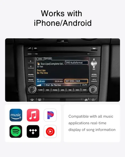 Miniatura 2 de Adaptador Bluetooth para coche con iPod+cable USB Y funciona para sistema Porsche PCM3.0, adaptador Bluetooth para música de coche con aptX de alta