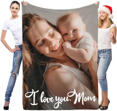 inkArts Manta personalizada con foto, manta personalizada, mantas de fotos personalizadas, mantas de fotos personalizables, manta personalizada para