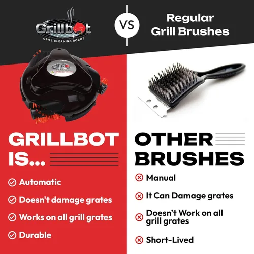Miniatura 2 de Limpiador automático para limpiar la parrilla Grillbot GBU101, 1, Negro