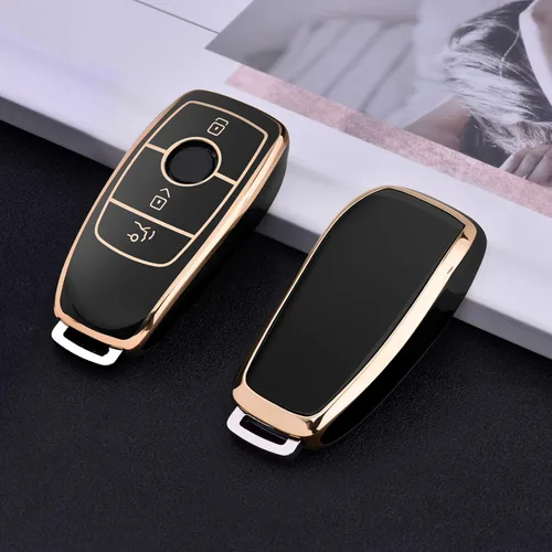 Miniatura 3 de ELOHEI Funda para llavero de Mercedes Benz, TPU suave premium de 360 grados con protección completa, accesorios de estuche para llaves para Mercedes