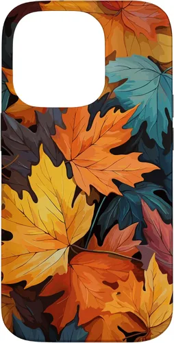 Miniatura 17 de Colorful Leaves Otoño y Otoño Tema, Otoño Color Funda para iPhone 17