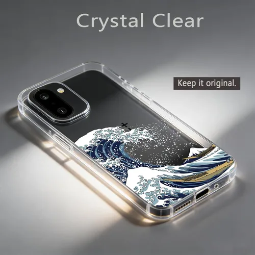 Miniatura 5 de Unov Funda compatible con OnePlus 15R 5G transparente con diseño de TPU suave absorción de golpes, diseño delgado en relieve, cubierta trasera great