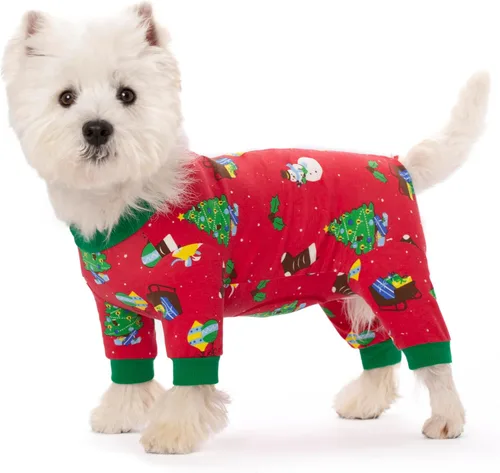 Miniatura 13 de Traje de recuperación quirúrgica para perros pequeños, mameluco para cirugía hembras, pijamas para perros pequeños, pijama de manga larga, vendajes