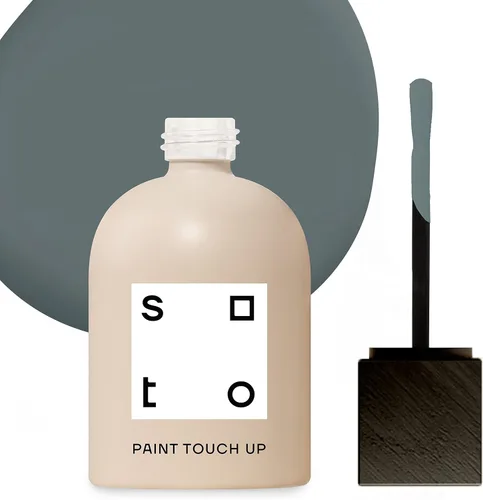 Miniatura 28 de soto Pintura de Retoque Rosa, Multi-Superficie, Acabado Mate (No. 31 Yeso Marroquí) — 10 Mililitros de Reparación de Arañazos para Muebles, Paredes