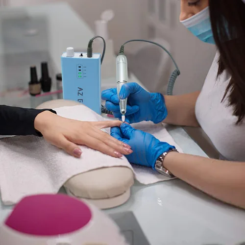 Miniatura 6 de AZ GOGO - Taladro de uñas portátil de 30000 RPM, taladro eléctrico profesional recargable para uñas de gel acrílico, manicura/pedicura, pulido