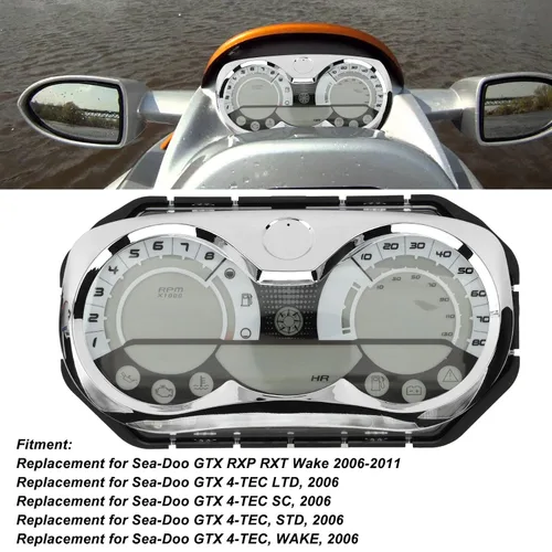 Miniatura 3 de Medidor de velocímetro LCD Cluster 278002328 278002216 278002195 ABS Motorboat Instrumento de repuesto para Sea Doo GTX RXP RXT Wake