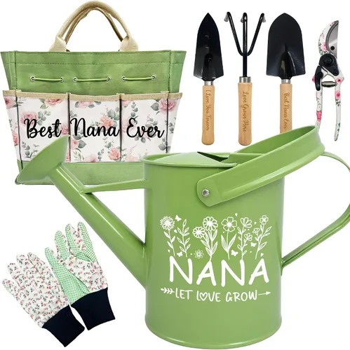 Miniatura 9 de Regalos para el día de la madre Gigi, kit de jardinería Gigi regalos de nietos, herramientas de jardinería floral y herramientas de jardín
