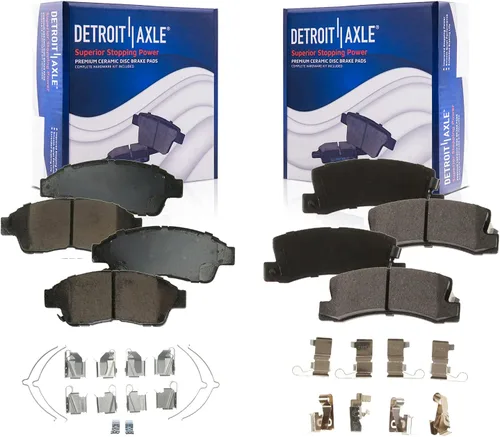 Miniatura 128 de Detroit Axle - Pastillas de freno traseras para Kia Sportage 2017-2022, Hyundai Tucson 2016-2021, pastillas de freno de cerámica 2018 2019 2020