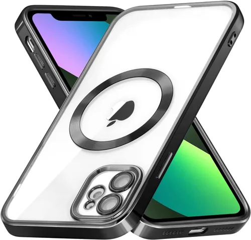 Miniatura 22 de ZCDAYE Funda con purpurina para iPhone 11 con decoración de diamantes, funda brillante de lujo con protector de cámara compatible con carga sin