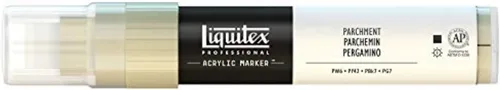 Miniatura 34 de Rotuladores de pintura Liquitex Professional, de punta ancha, Verde fosforescente, 8mm Verde fluorescente