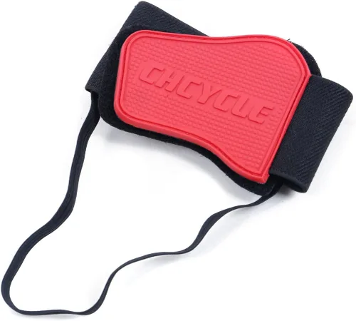 Miniatura 2 de Accesorios de palanca de cambios para zapatos, protector de botas de motocicleta Rojo