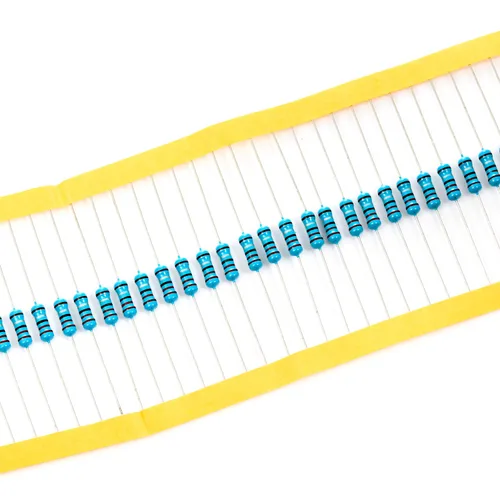 Miniatura 4 de Chanzon 100pcs 1/2W (0.5W) 2.2 Ohm 2r2 Resistencia fija de película metálica 0.01 ±1% Tolerancia 2.2R MF Resistencias de orificio pasante Limitación