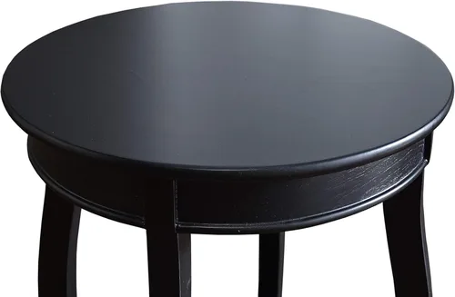 Miniatura 11 de Powell Mesa redonda para muebles con estante, color negro