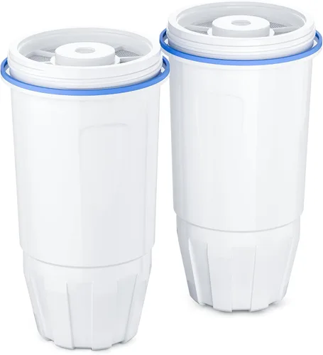 BOGDA Paquete de 2 filtros de agua de repuesto Zero, 5 etapas Compatible con jarra y dispensador Zero, Compatible con filtros de repuesto de agua