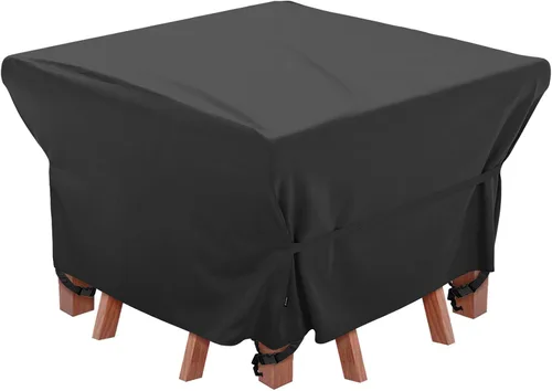 Miniatura 9 de Velway Funda para muebles de patio al aire libre, impermeable, rectangular, para mesa de patio, silla, sofá, 67 pulgadas de largo x 37 pulgadas