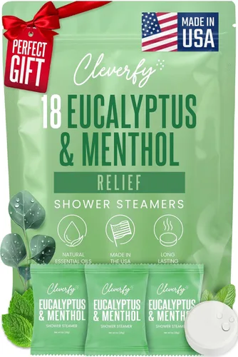Cleverfy Vaporizadores de ducha de eucalipto para aromaterapia, regalos de cumpleaños para mujeres, mamá, esposa, abuela, ella, mejor amiga, hija,