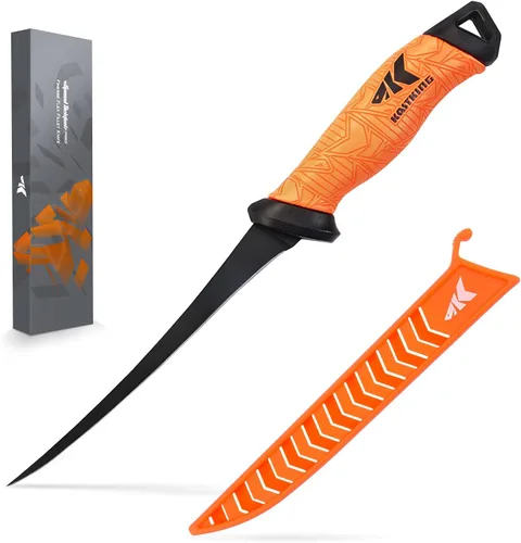 Miniatura 10 de KastKing Speed Demon Pro - Cuchillo de filete – Hoja de acero inoxidable alemán G4116 afilada como navaja, cuchillos de nivel profesional para E: 9